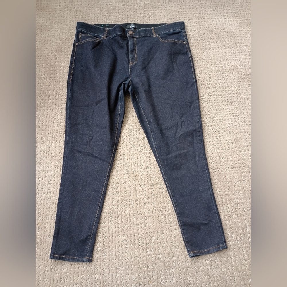 Lularoe Dark Blue Denim Jeans - Picture 2 of 8